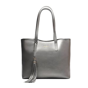 Tote Bag <em class="search-results-highlight">Quirelli</em> para Mujer con Cierre Con Bandola Estilo 010101 Pewter