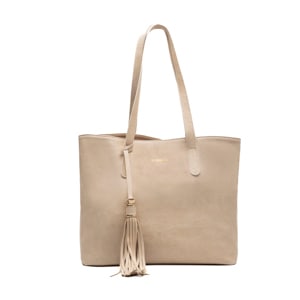 Tote Bag <em class="search-results-highlight">Quirelli</em> para Mujer con Cierre Con Bandola Estilo 010102 Cream