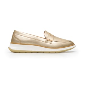 Loafer Casual Flexi para Mujer Estilo 119303 Dorado