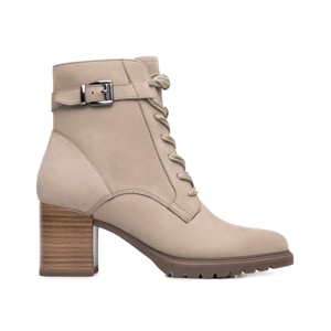 Botín Tacón Alto Flexi para Mujer Estilo 132701 Taupe