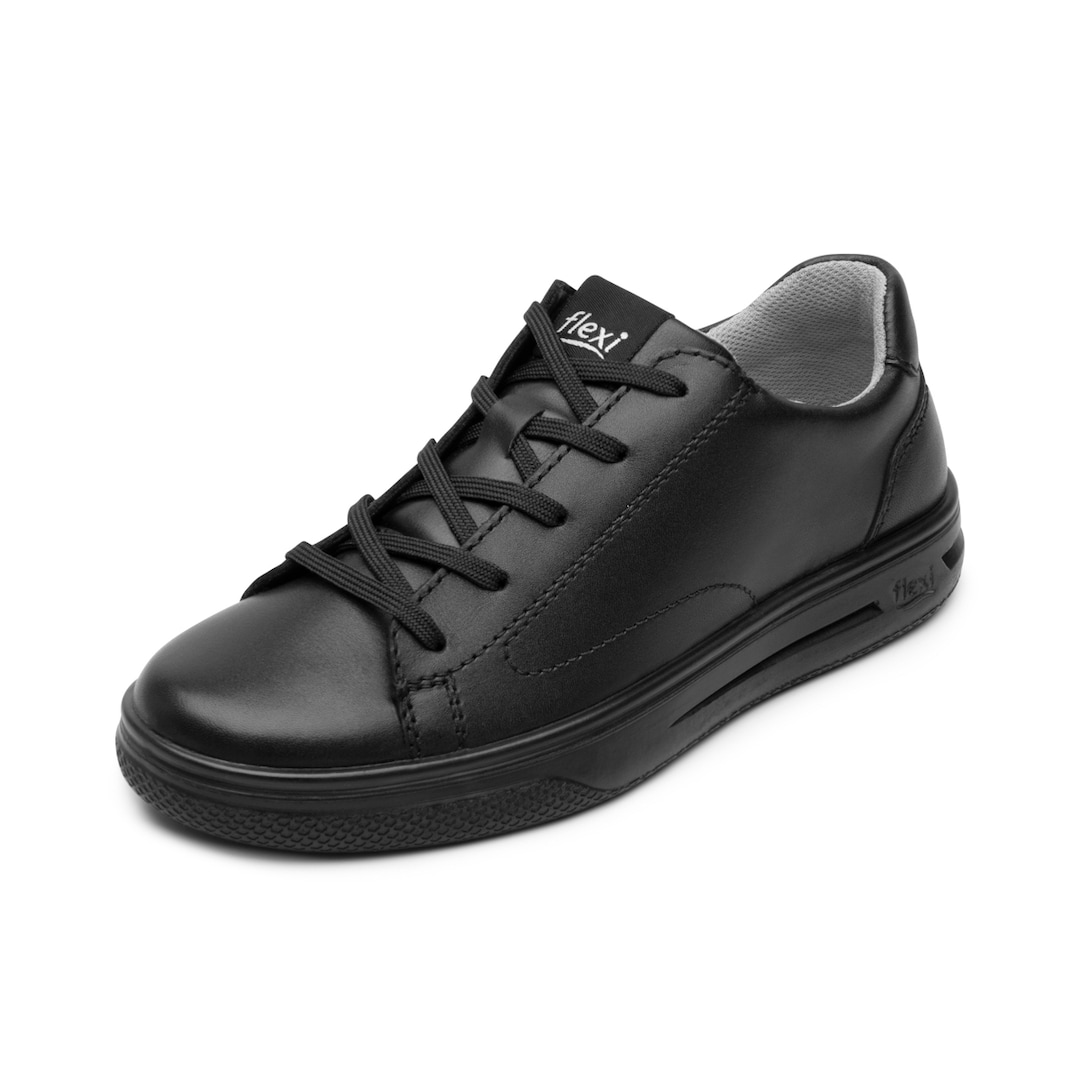 Tenis Escolar Flexi para Niño con Ancho Ajustable Estilo 402013 Negro