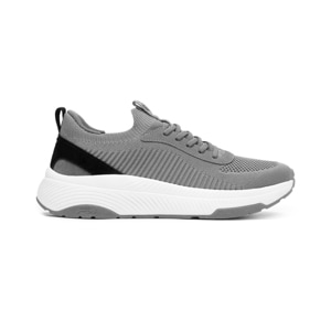 Sneaker Running Slip On Flexi para Hombre con Plantilla Removible Estilo 418901 Gris