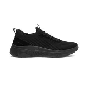 Sneaker Running Slip On Flexi para Hombre con Plantilla Removible Estilo 418901 Negro